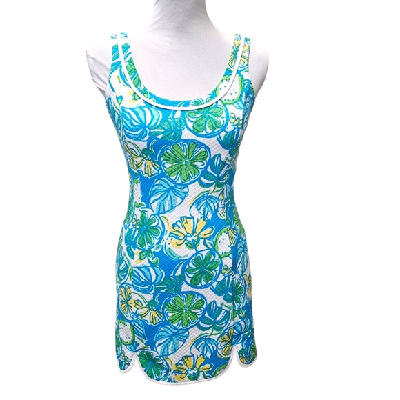 Lilly Pulitzer XXS Lola Shift Dress Sweet and Sour Sleeveless